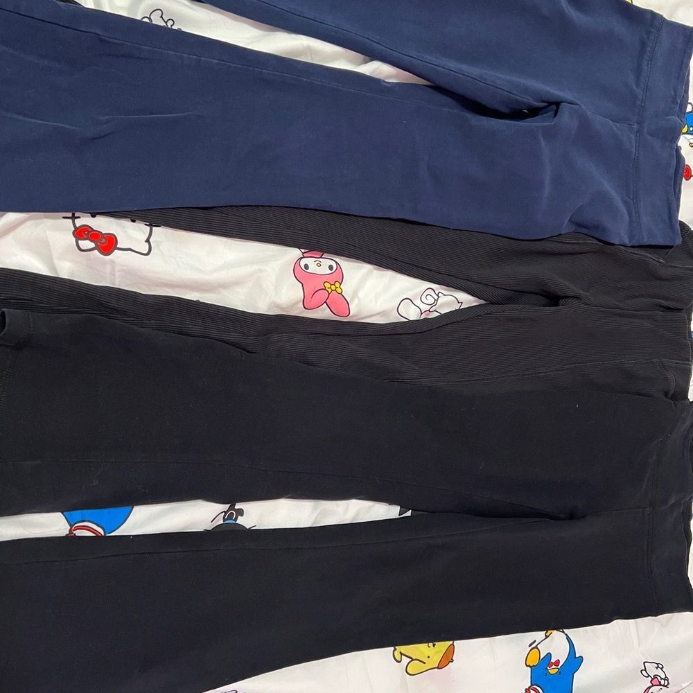 Navy and Black Leggings